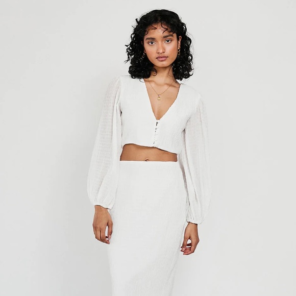 Sabo Skirt Tasmin Top in White - Picture 2 of 7